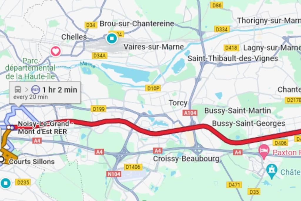 Charme & Confort T2 Lumineux Entre Paris And Disney Villiers-sur-Marne Zewnętrze zdjęcie